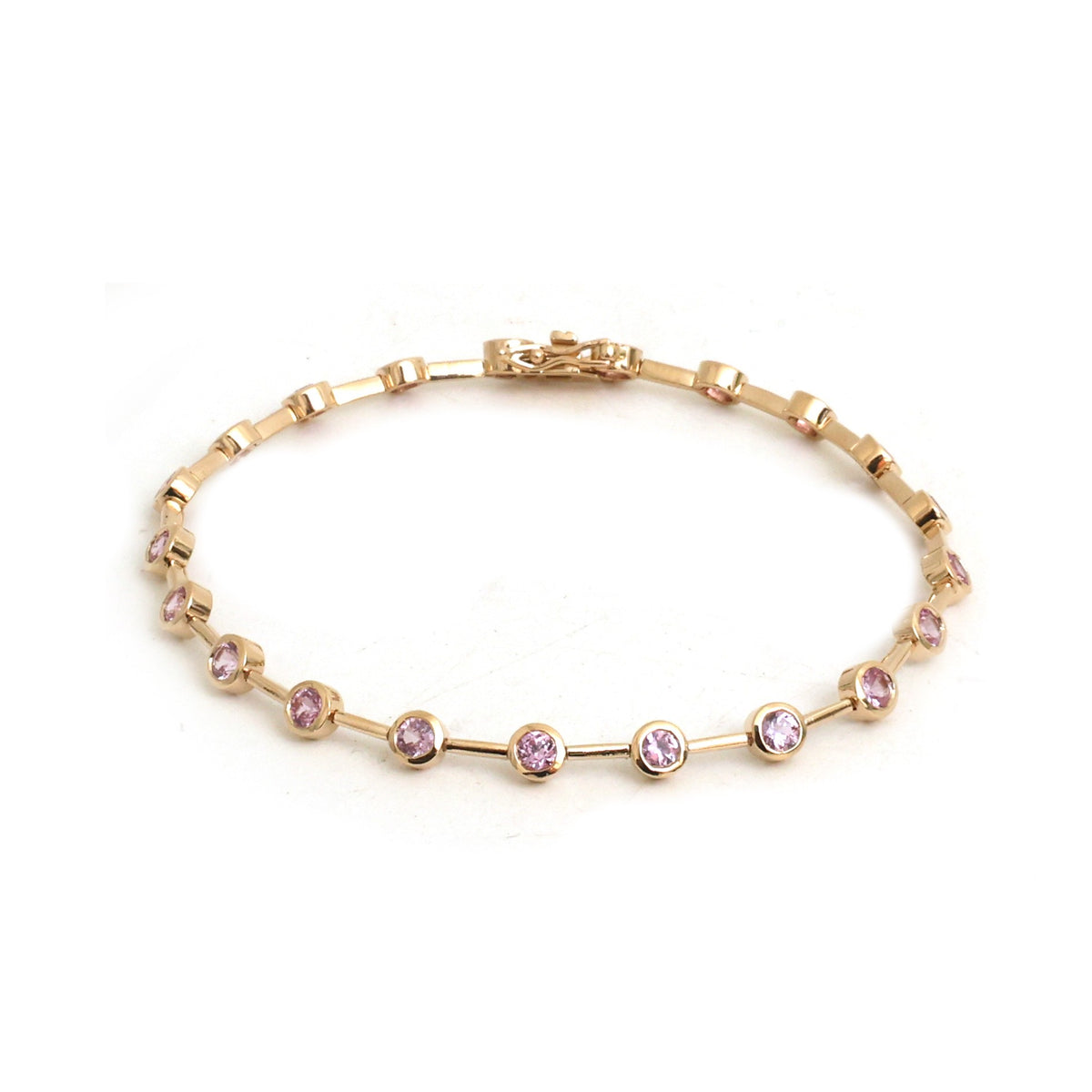 Pink Sapphire Bracelet