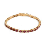 Ruby Diamond Bracelet