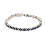 Blue Sapphire Diamond Bracelet