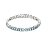 Aquamarine Diamond Bracelet