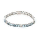 Aquamarine Diamond Bracelet