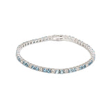 Aquamarine Diamond Bracelet