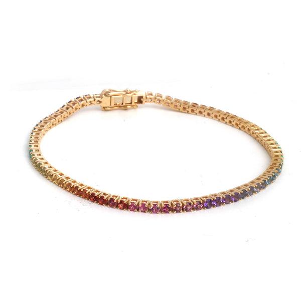 Rainbow Gemstone Bracelet