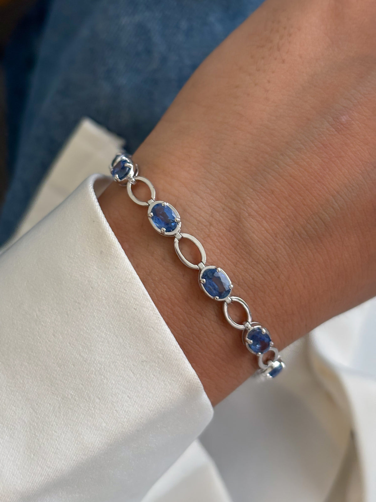 Blue Sapphire Bracelet