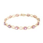 Pink Sapphire Bracelet