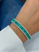 Emerald Diamond Bracelet