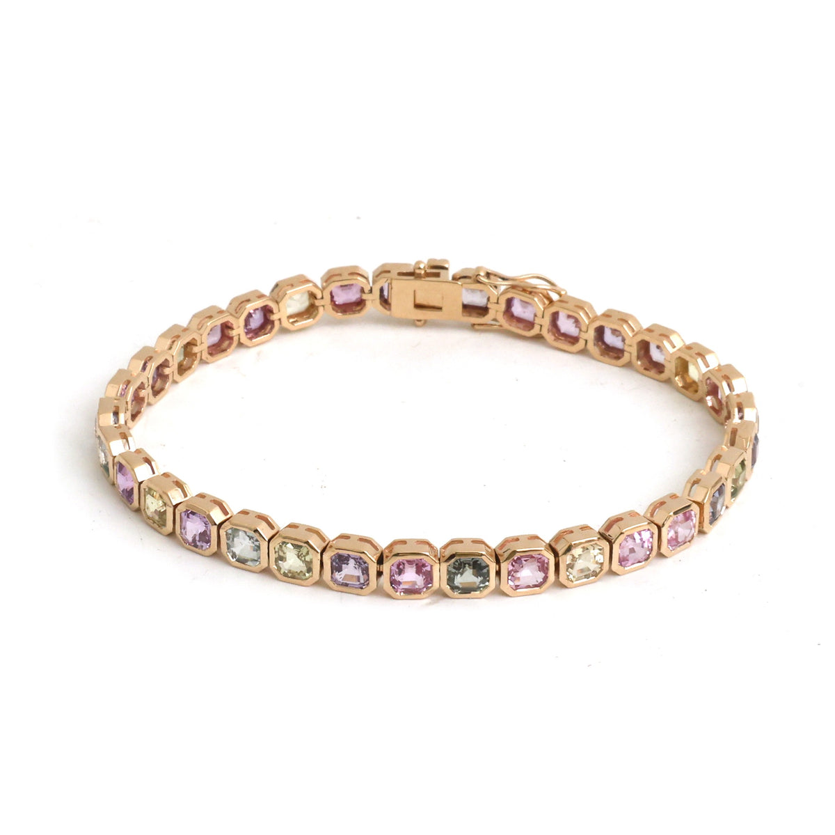 Rainbow Sapphire Bracelet
