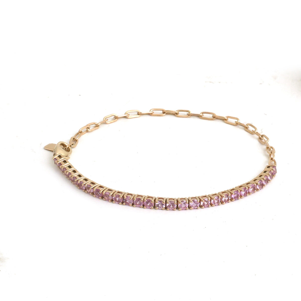 Pink Sapphire Bracelet