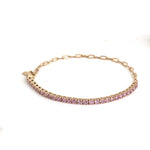 Pink Sapphire Bracelet