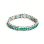 Emerald Diamond Bracelet