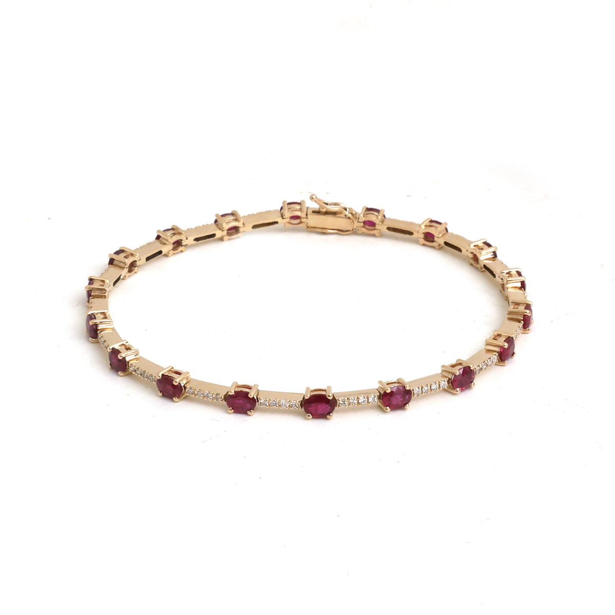 Ruby Diamond Bracelet
