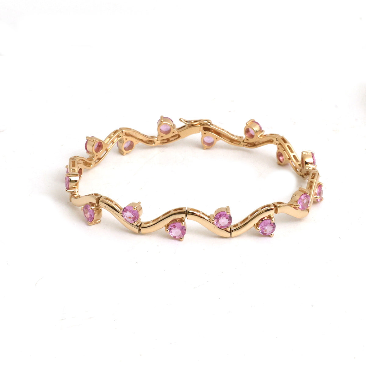 Pink Sapphire Bracelet