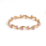 Pink Sapphire Bracelet