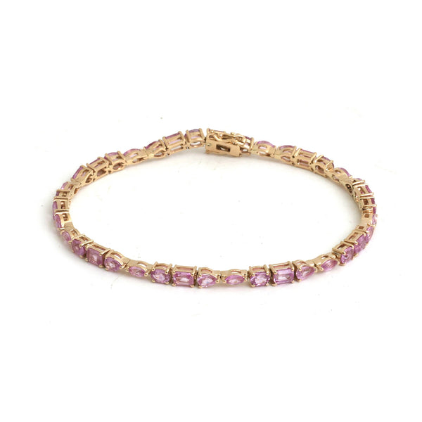 Pink Sapphire Bracelet