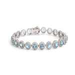 Aquamarine Diamond Bracelet