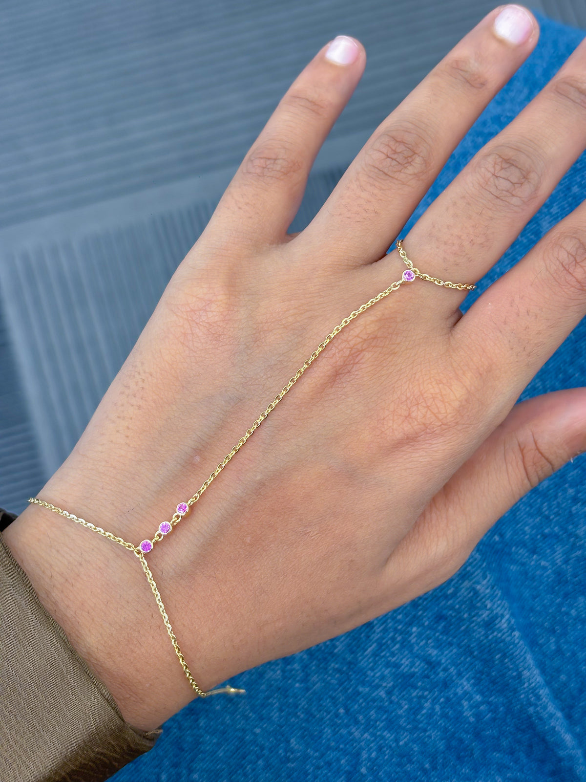 Pink Sapphire Bracelet
