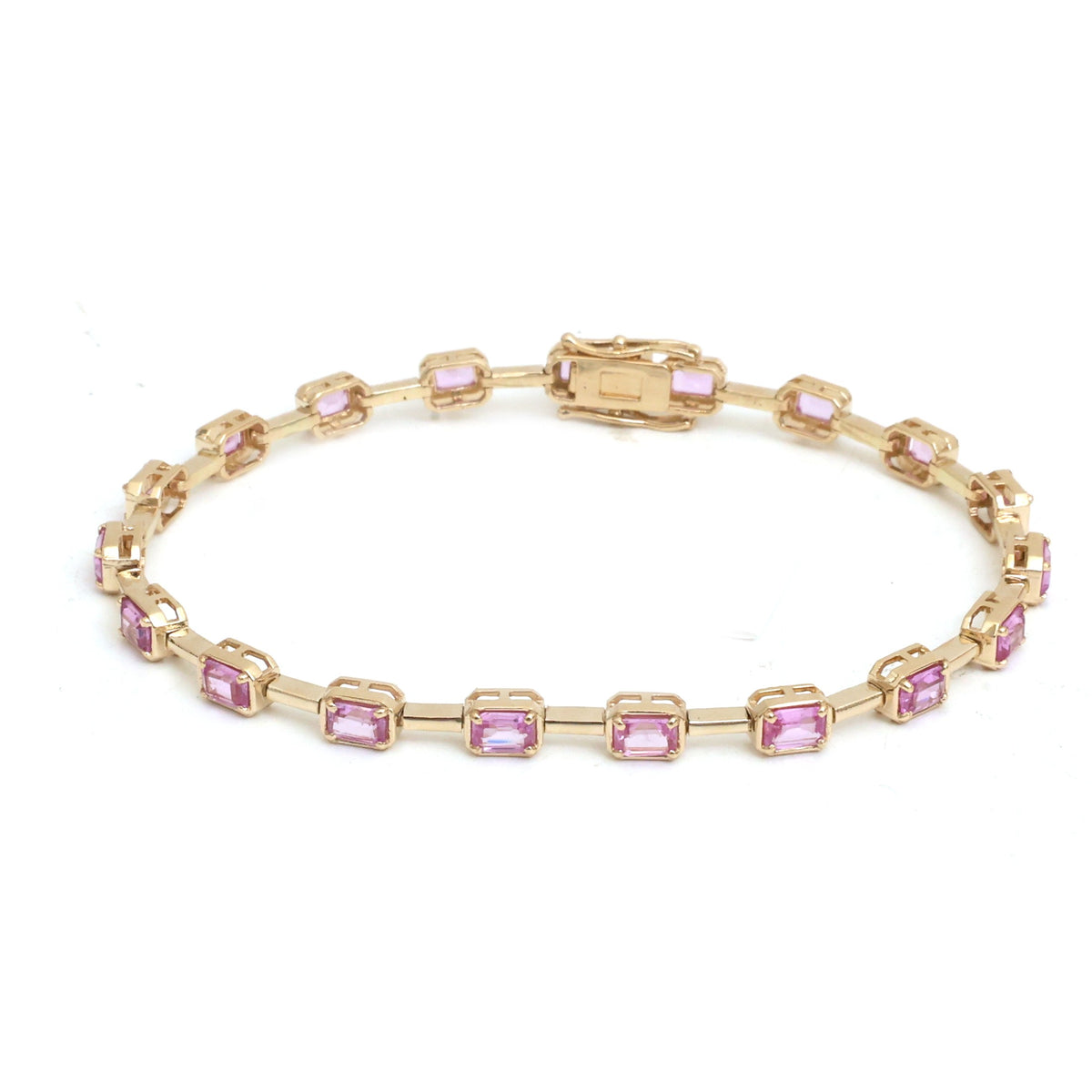 Pink Sapphire Bracelet