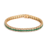 Emerald Diamond Bracelet