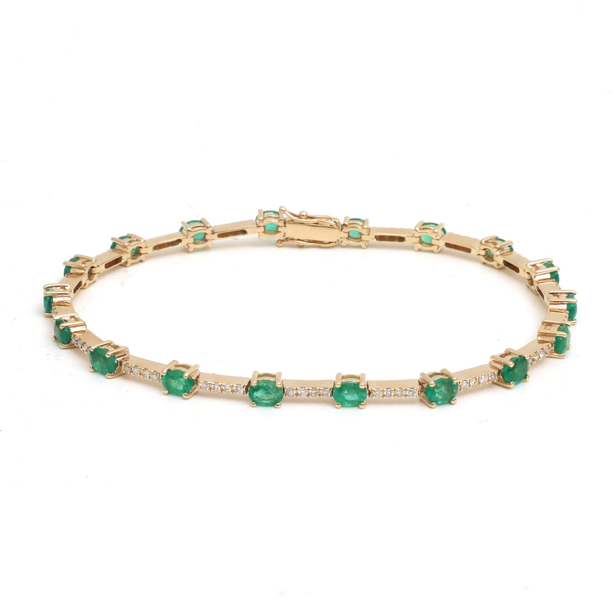 Emerald Diamond Bracelet