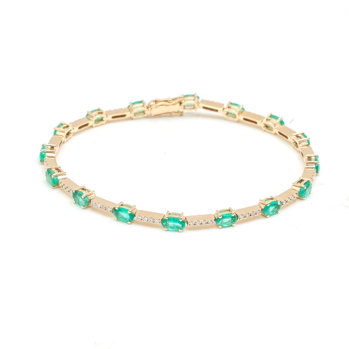 Emerald Diamond Bracelet