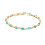 Emerald Diamond Bracelet