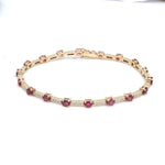 Ruby Diamond Bracelet