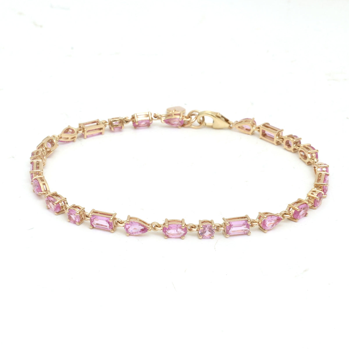 Pink Sapphire Bracelet