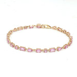 Pink Sapphire Bracelet