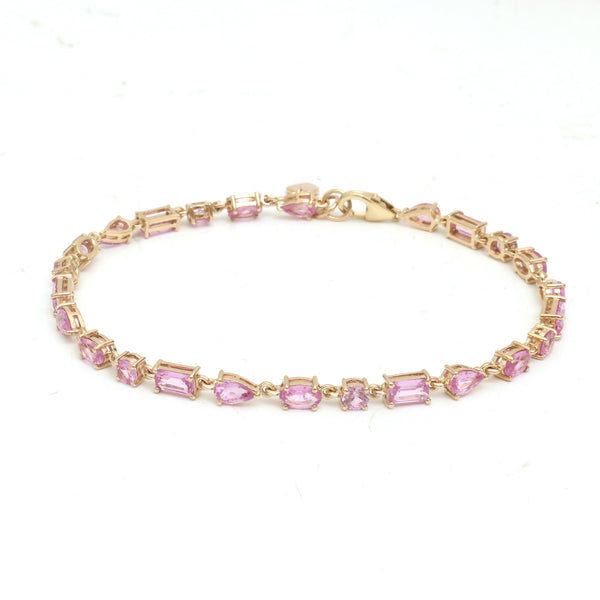 Pink Sapphire Bracelet