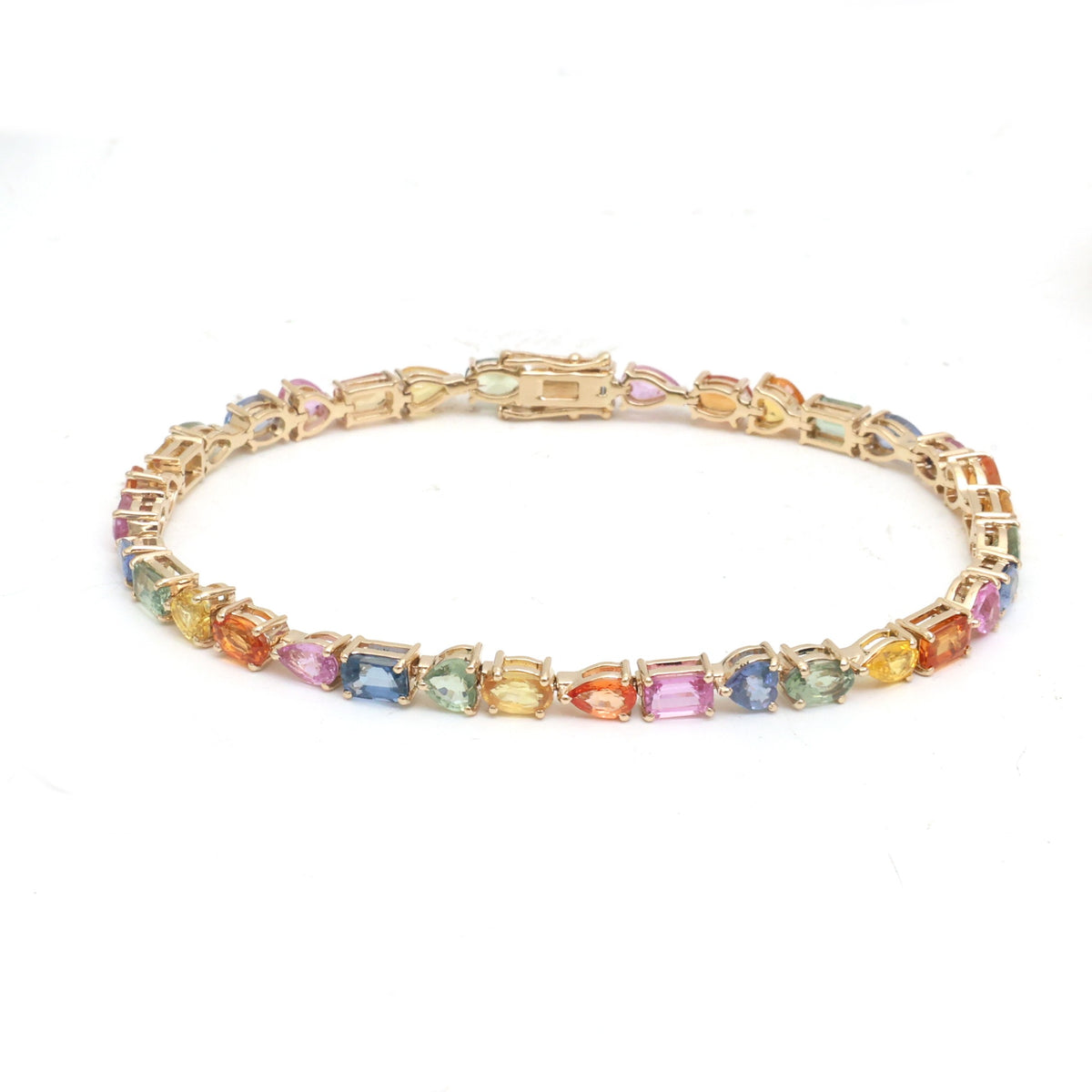 Rainbow Sapphire Bracelet