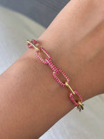 Ruby Diamond Bracelet