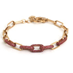 Ruby Diamond Bracelet