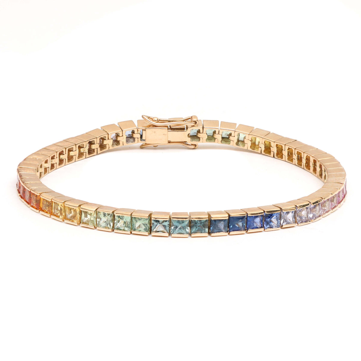 Rainbow Sapphire Bracelet