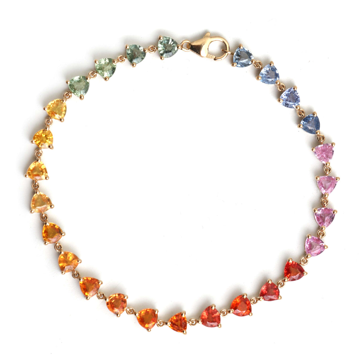 Rainbow Sapphire Bracelet