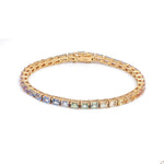 Rainbow Sapphire Bracelet