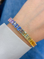 Rainbow Sapphire Bracelet