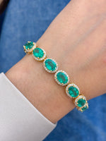 Emerald Diamond Bracelet