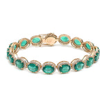 Emerald Diamond Bracelet