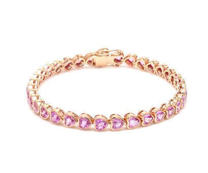 Pink Sapphire Bracelet