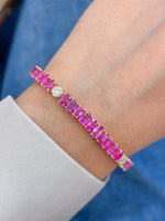 Ruby Diamond Bracelet