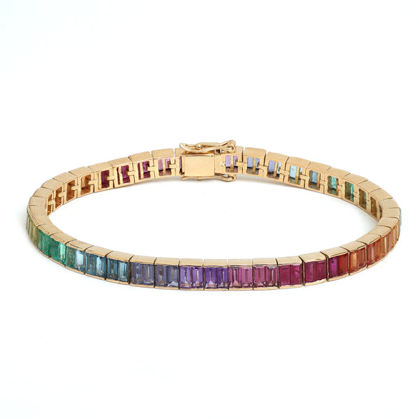 Rainbow Gemstone Bracelet