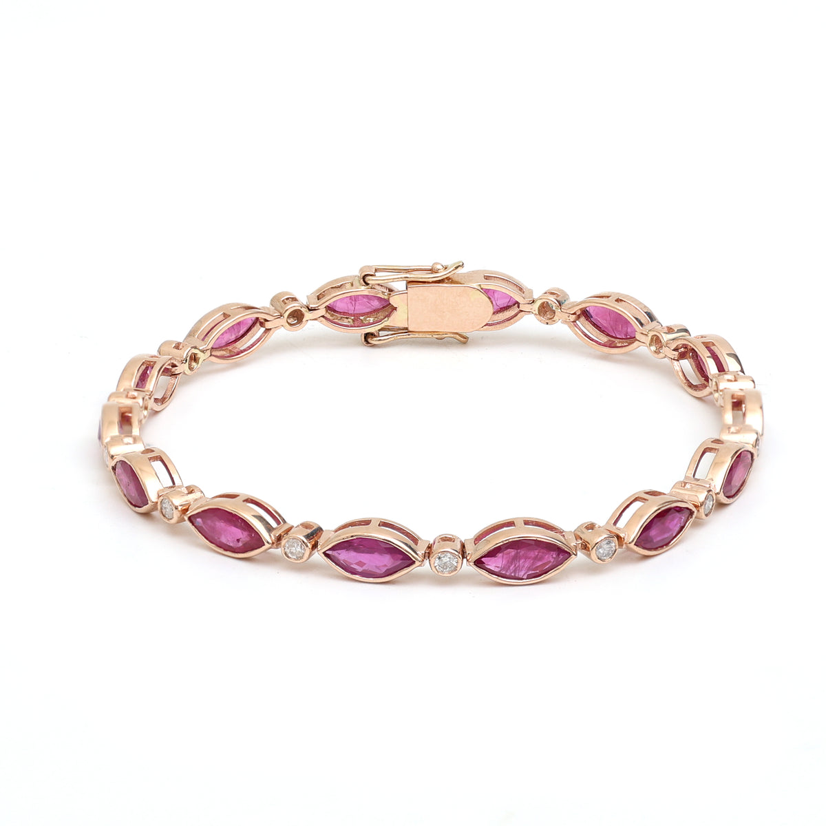 Ruby Diamond Bracelet