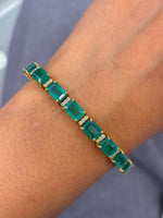 Emerald Diamond Bracelet