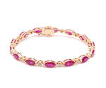 Ruby Diamond Bracelet