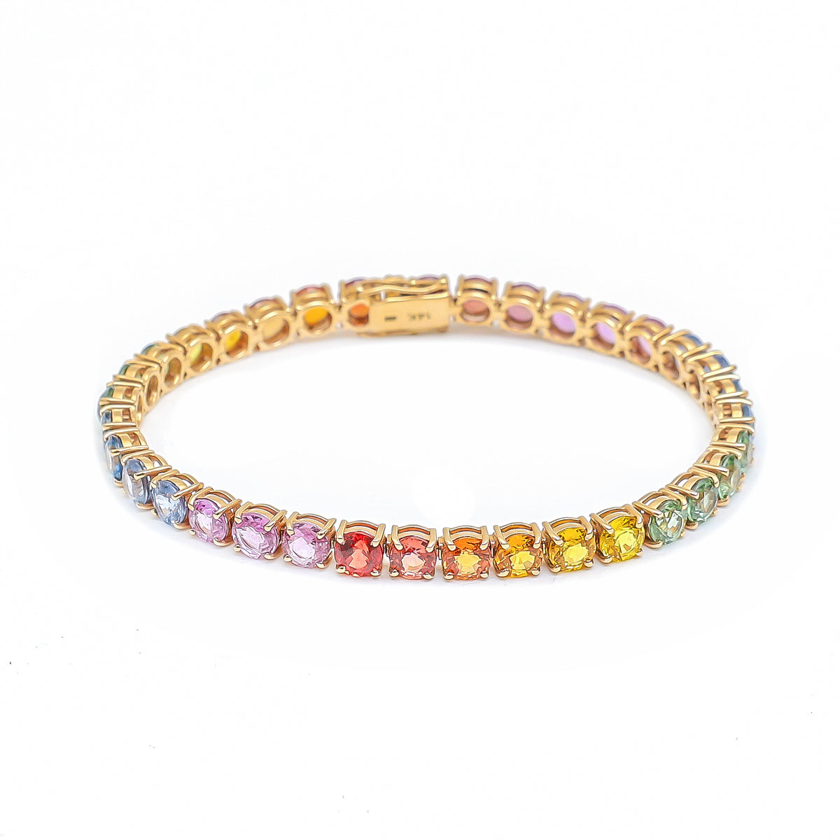 Rainbow Sapphire Bracelet