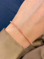 Orange Sapphire Bracelet