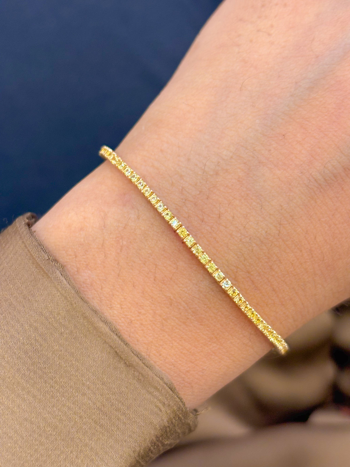 Yellow Sapphire Bracelet