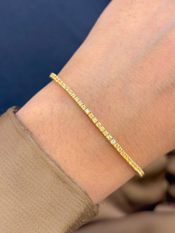 Yellow Sapphire Bracelet