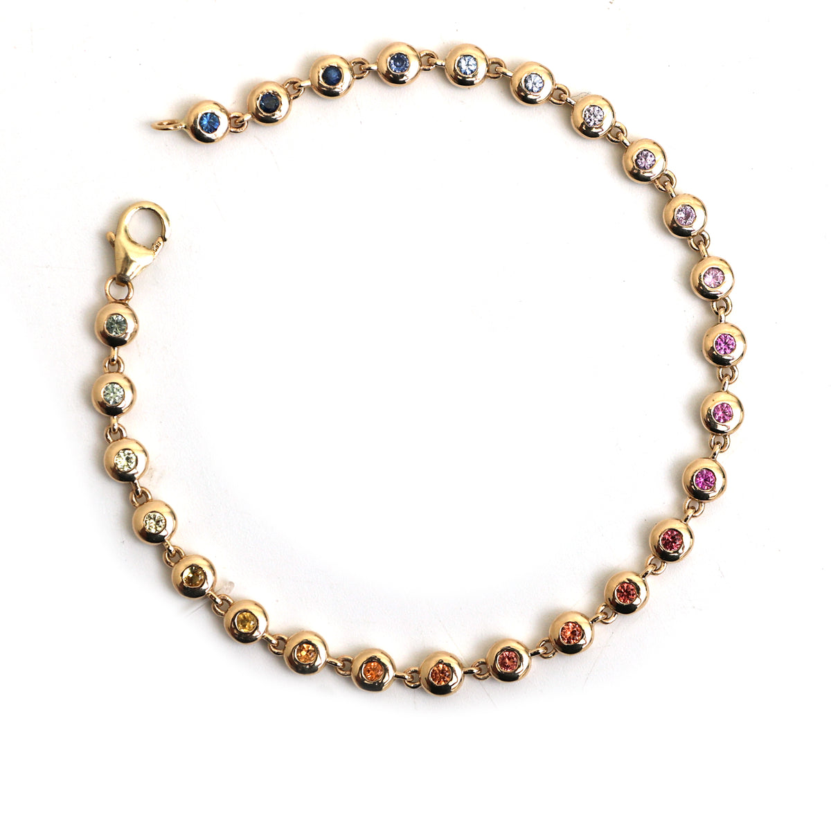 Rainbow Sapphire Bracelet