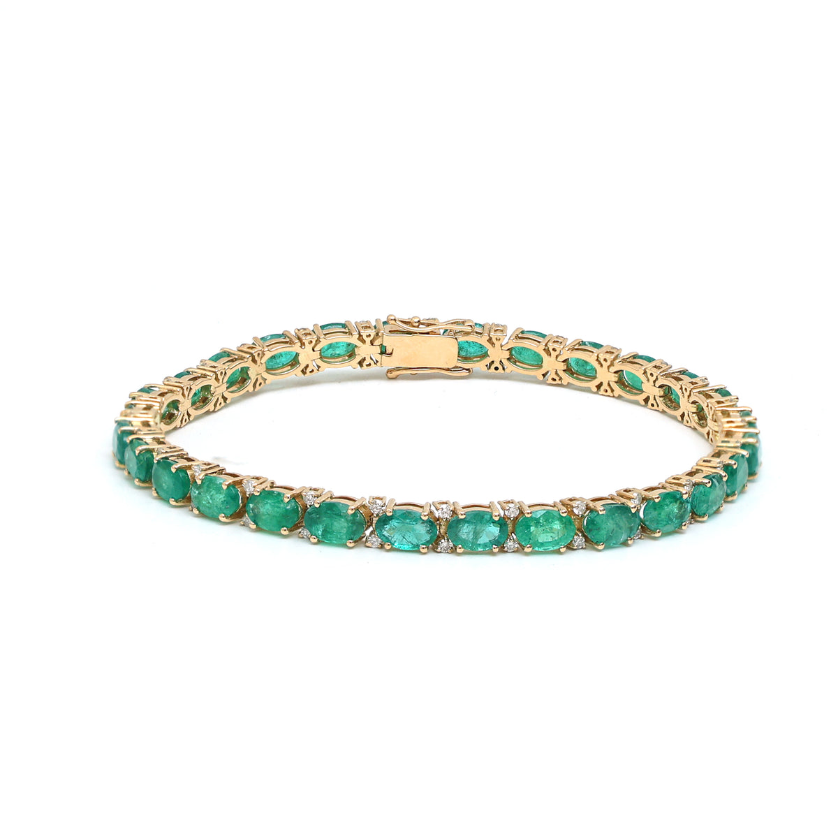 Emerald Diamond Bracelet